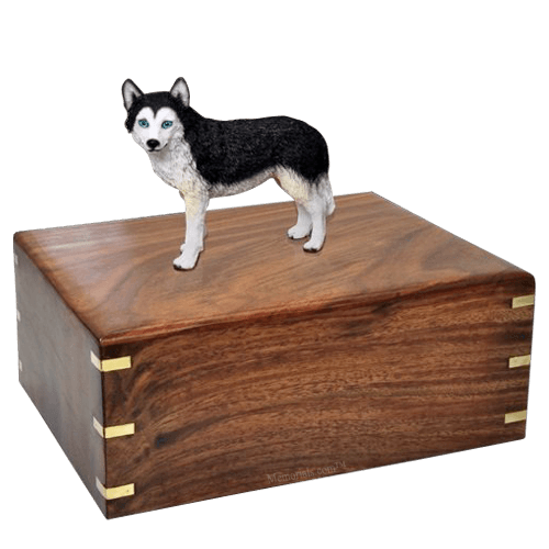 Blue Eyed Husky Doggy Urns